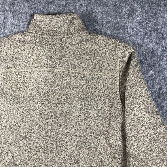 The North Face Gordon Lyons Sweater Mens Large Beige Fleece 1/4 Zip Pullover - Picture 14 of 16